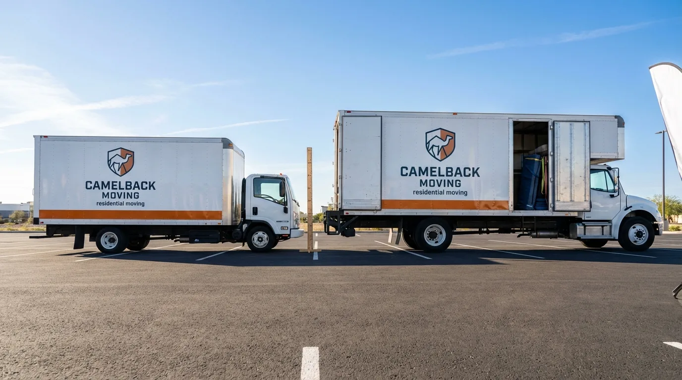 Moving truck size capacity guide in Sandston